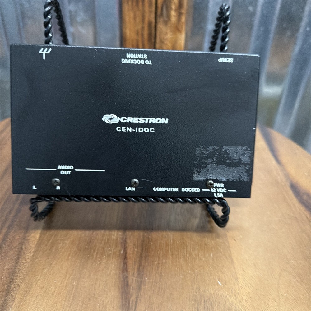 Crestron CEN-IDOC Ipod Interface Module Black With OEM AC Power Adapter
