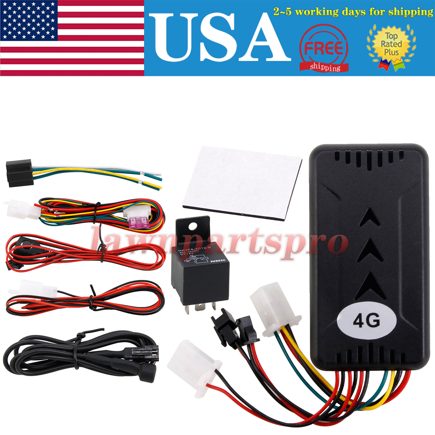 4G Car GPS Tracker GSM GPRS Real Time Tracking Device Locator for Truck Vehicle