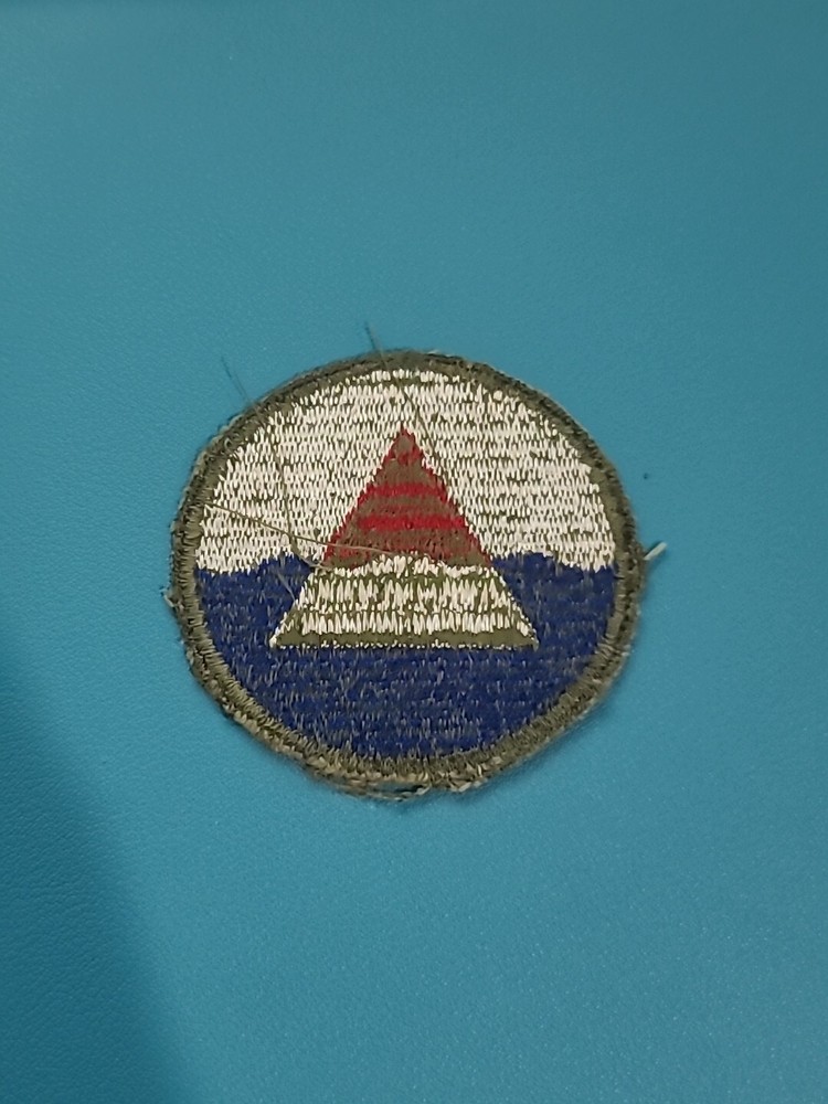 Iceland Base Command (Indigo Task Force)-Cut Edge-Green Back Patch-WW-II*