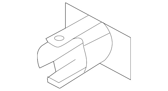 Genuine Volkswagen Park Sensor Bracket 7P6-919-491
