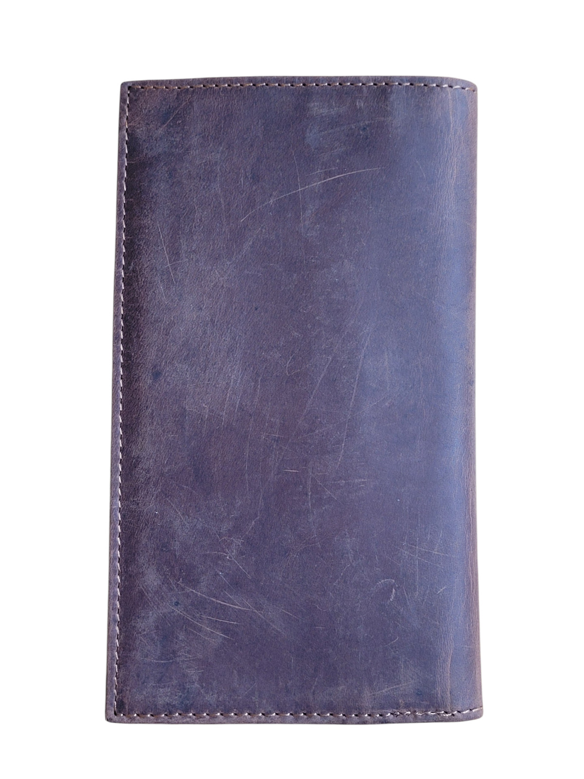 Western Buffalo Leather Rodeo Wallet RFID Blocking Bi-Fold Long Wallet