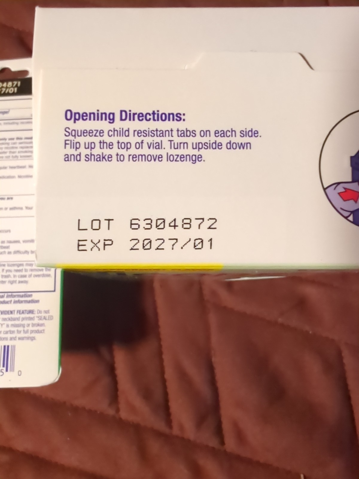 101 Nicorette Mini Nicotine Lozenges Stop Smoking Aid 4mg Peppermint