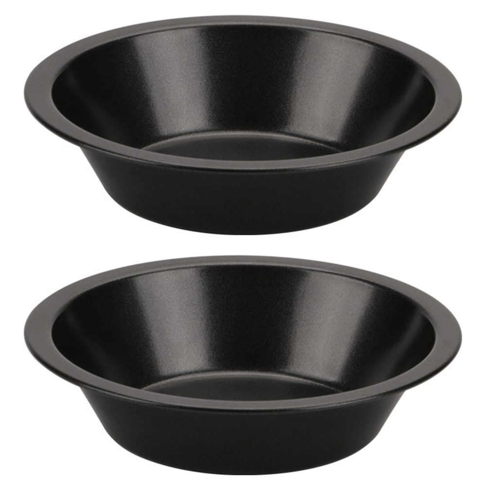 2pcs Bakeware Pizza Tray Round Non-stick Baking Pan Baking Tools