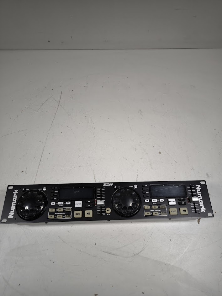 Numark CDN35 Dual CD Player - Used, Powers On, No Power Cable
