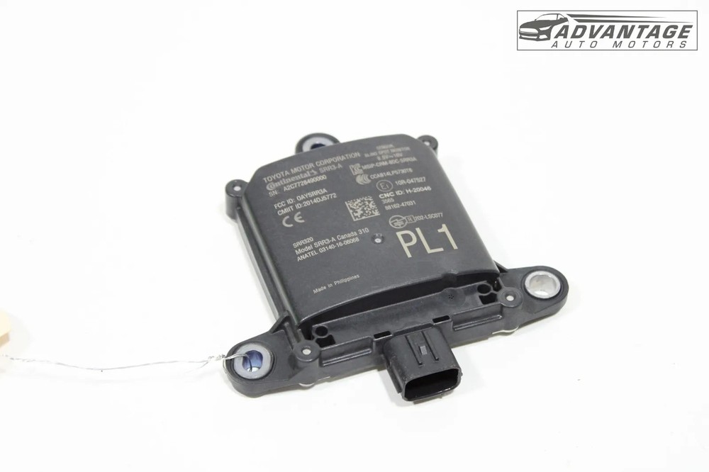 2019-2022 TOYOTA PRIUS REAR LEFT SIDE BLIND SPOT RADAR SENSOR MODULE UNIT OEM