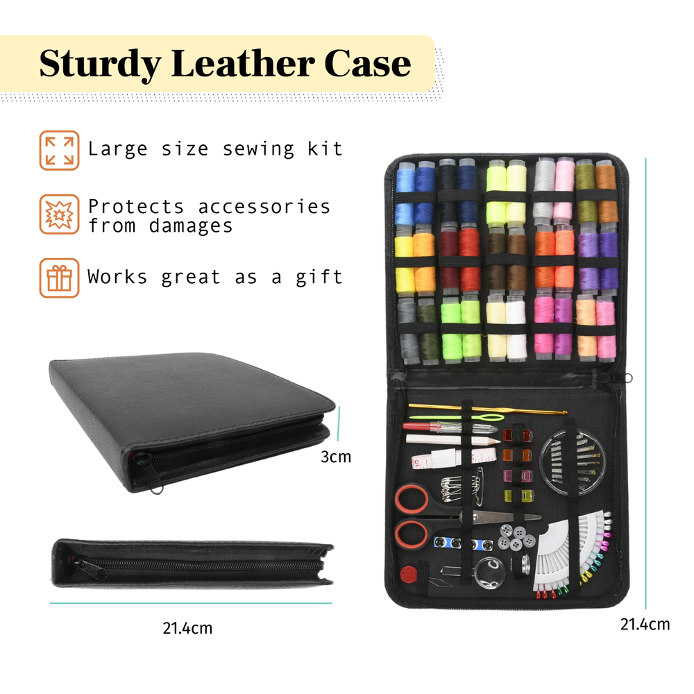 Forapid Portable Sewing Kit - Complete Sewing Set for Beginners