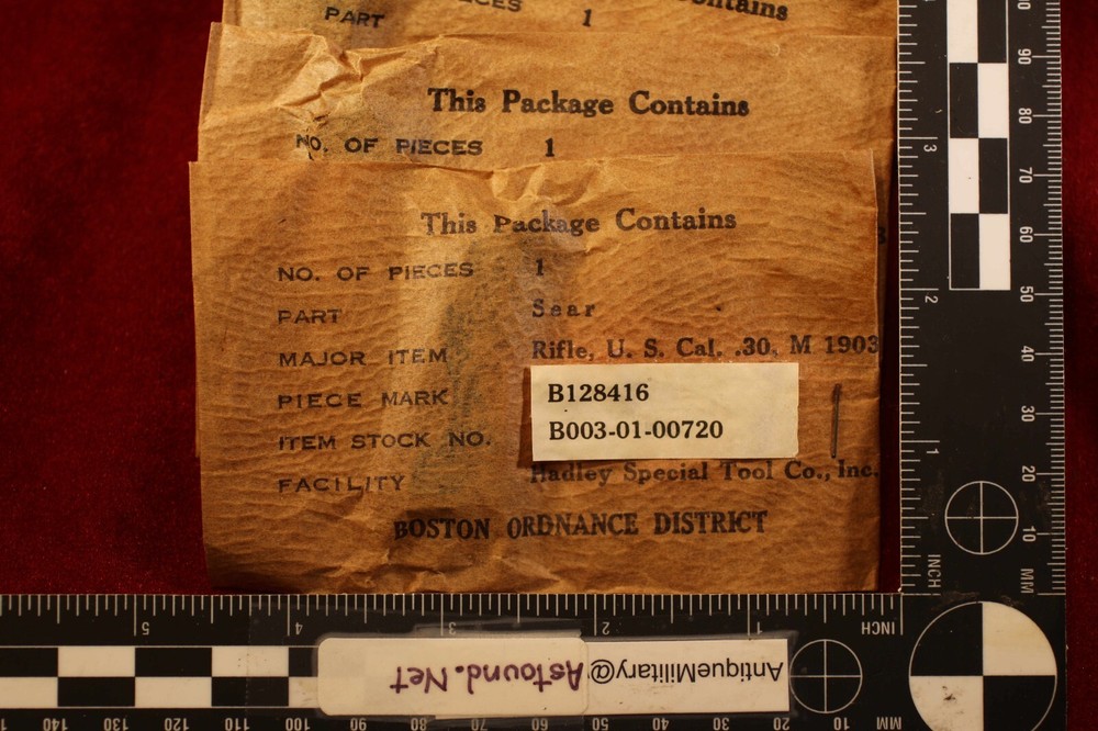 US WW2 M1903 M1903a3 Sear NOS in Sealed Package