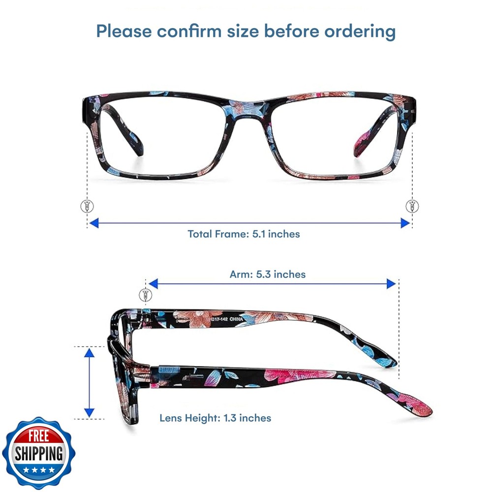 Readerest 1.0 Blue Light Reading Glasses - Lightweight Computer Glasses - Eye
