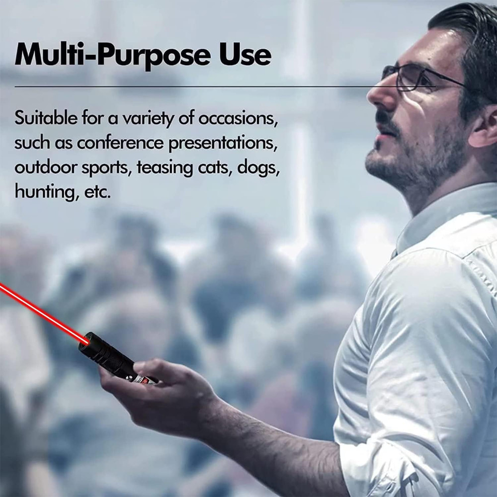 Laser Pointer High Power, Red Laser Pointer Presentations Pen, Tactical Flashlig