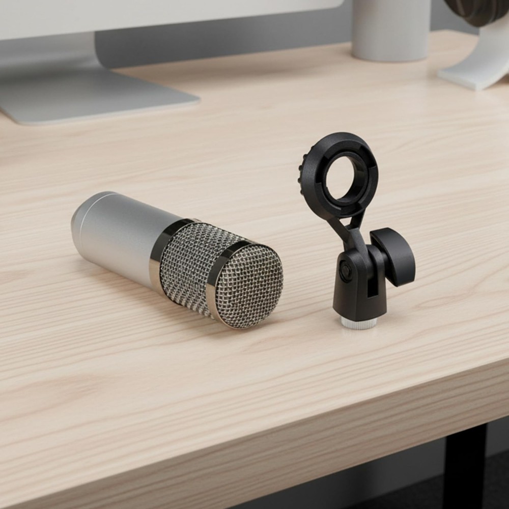 Microphone Holder for Mic Stand Condenser Mic Shock Mount Standard Interface ...