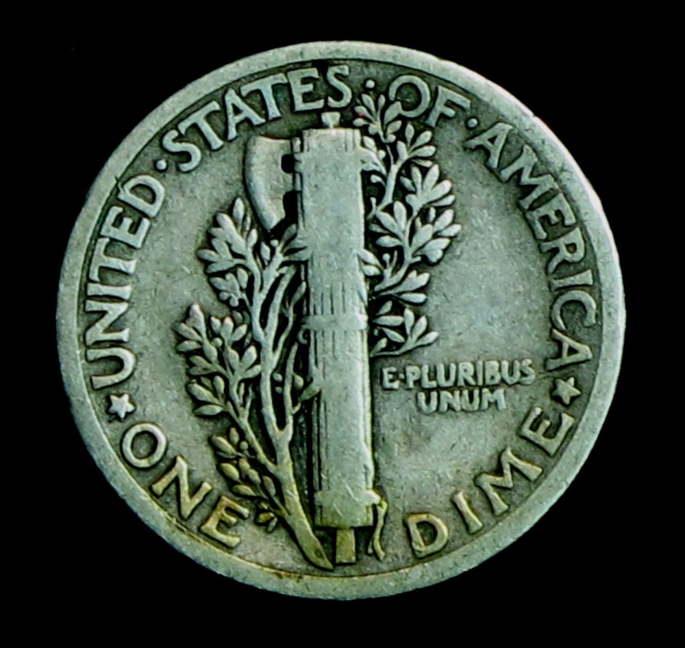 1917 Mercury Silver Dime (T200)