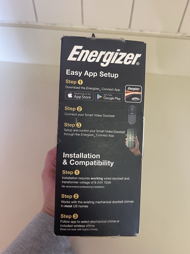 Energizer Connect Smart Video Doorbell