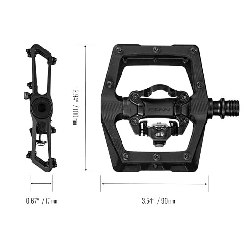 Ripper2 Mountain Bike Clipless Pedals, Compatible with SPD Cleats, Single Side