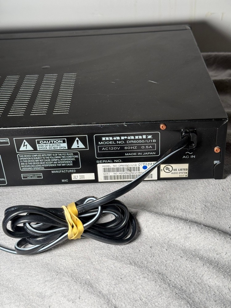 MARANTZ DR6050/U1B -- CD Recorder and Player - Great condition!! NO REMOTE