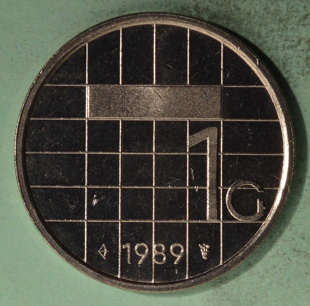 1989 - Netherlands Gulden - Uncirculated from Mint Roll
