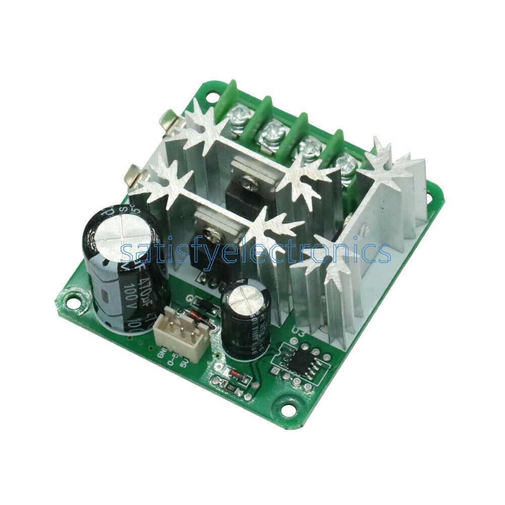 NEW 6-90V 15A DC Motor Speed Controller Pulse Width PWM Speed Regulator Switch