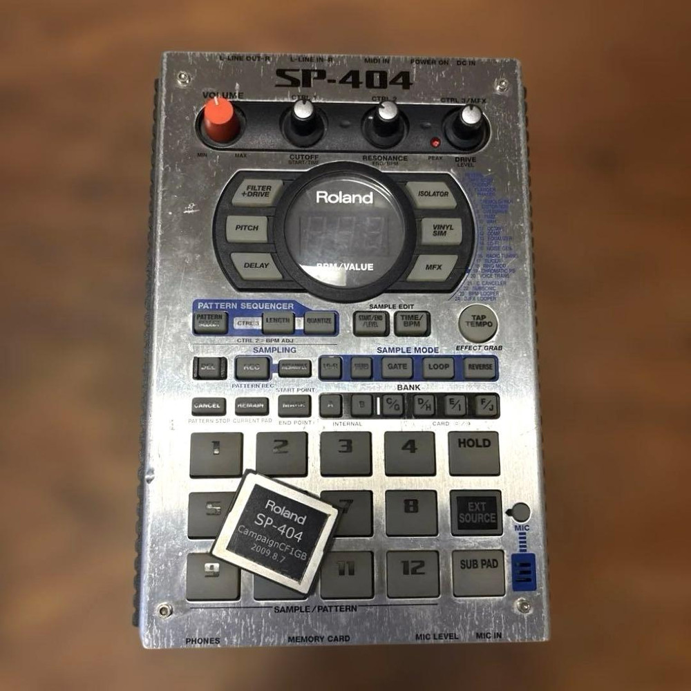 Roland SP-404 Sampler w/ AC Adapter Tested Power Issue Needs Fix
