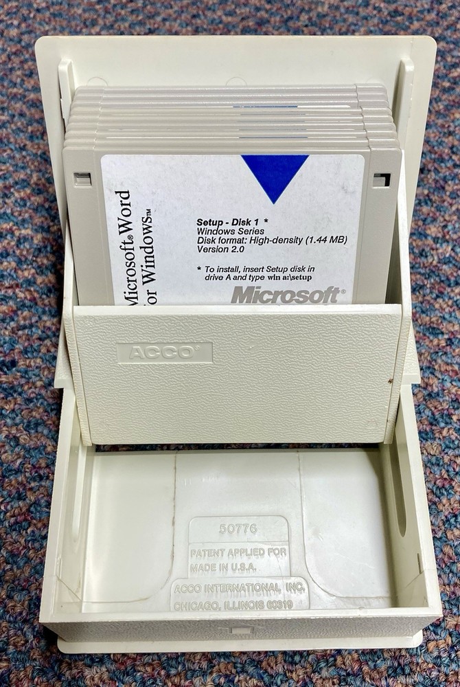 Microsoft word For Windows Version 2.0 +Setup, Utilities, and Conversion disks