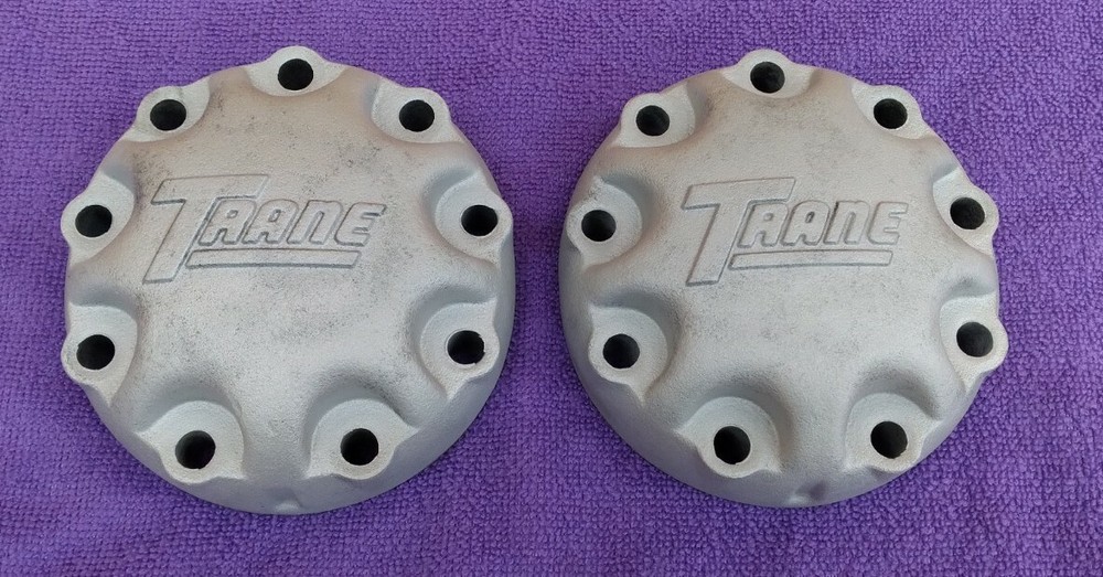 Vintage Trane Diesel Bus Air Compressor Covers