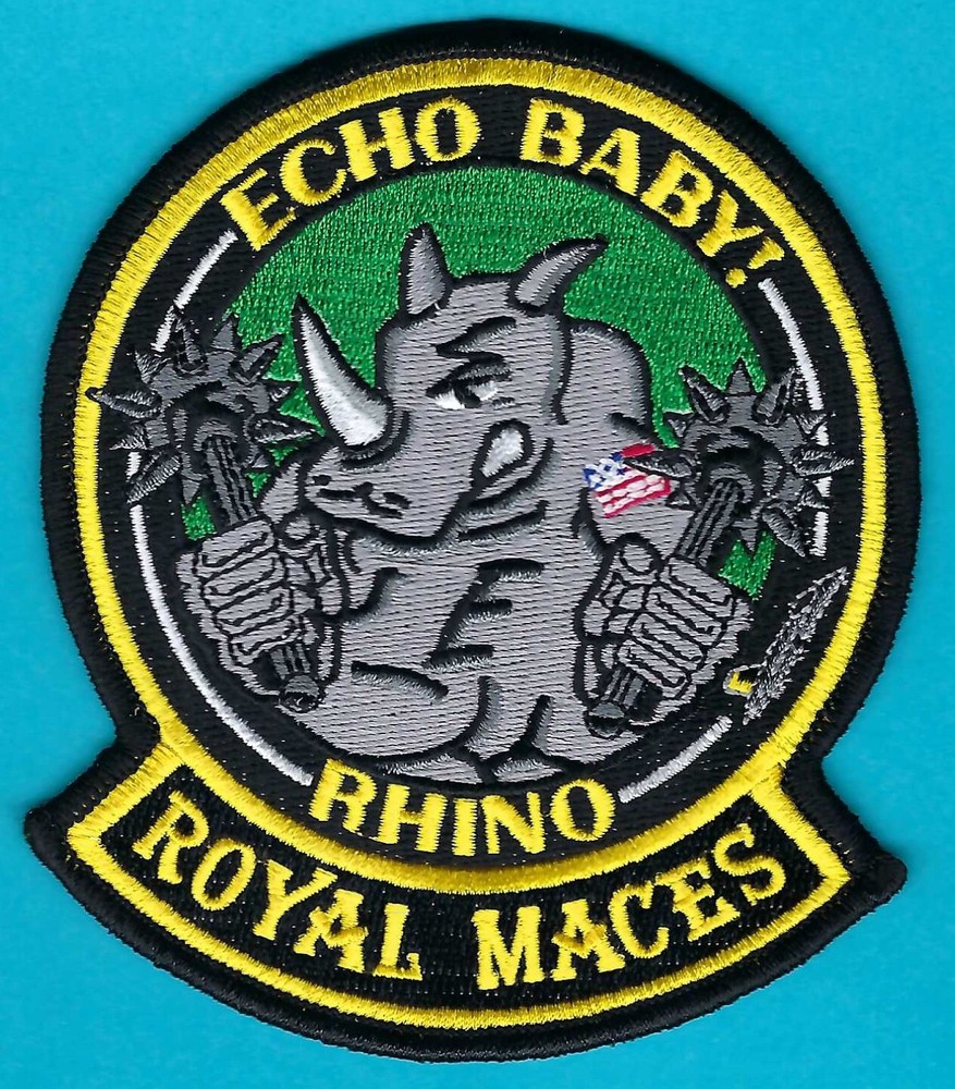 VFA-27 NAVY STRIKE FIGHTER SQUADRON ROYAL MACES PATCH