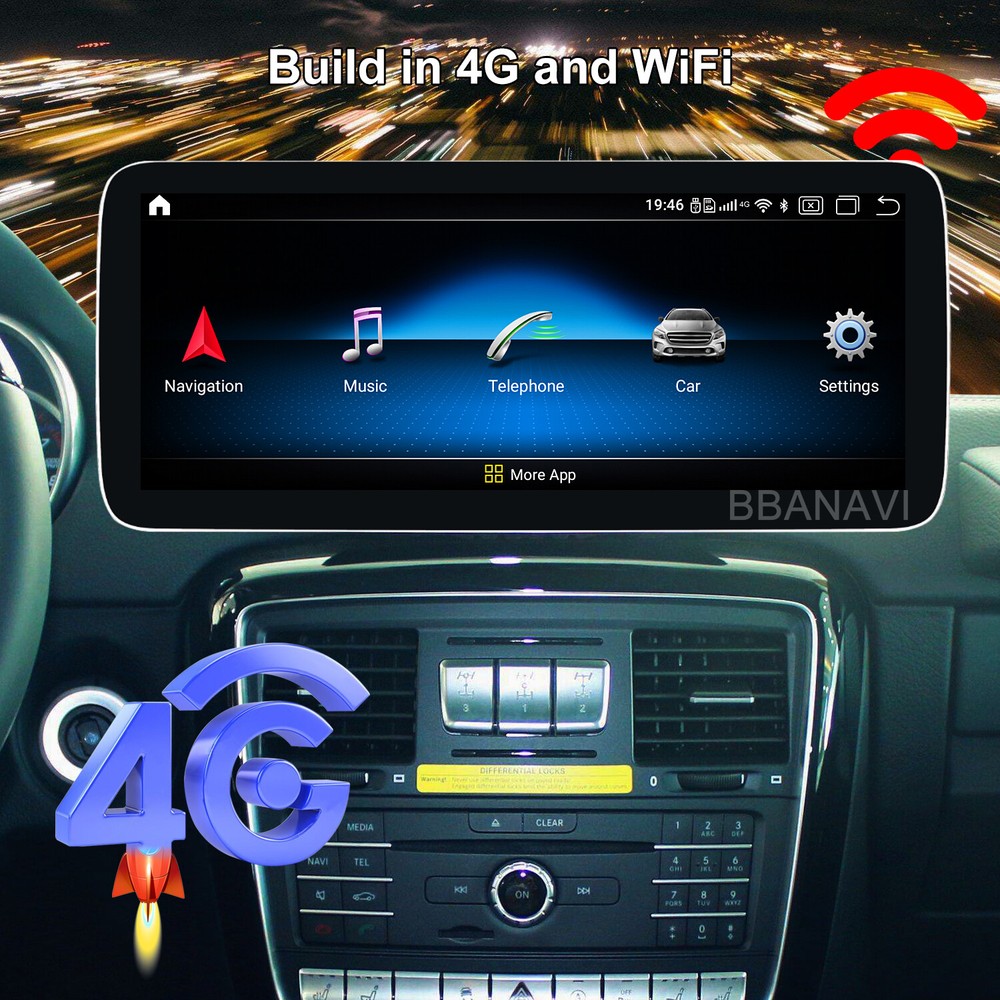 Qualcomm 680 Android Screen 12.3in Mercedes Benz G class Display Multimedia GPS
