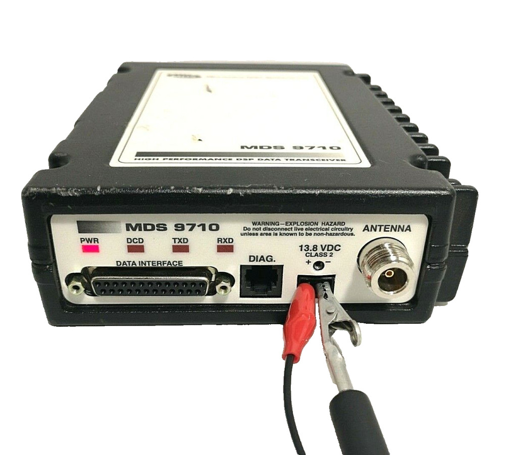 MDS 9710 HL DATA TRANSCEIVER HIGH PERFORMANCE DSP DATA TRANSCEIVER 13.8VDC