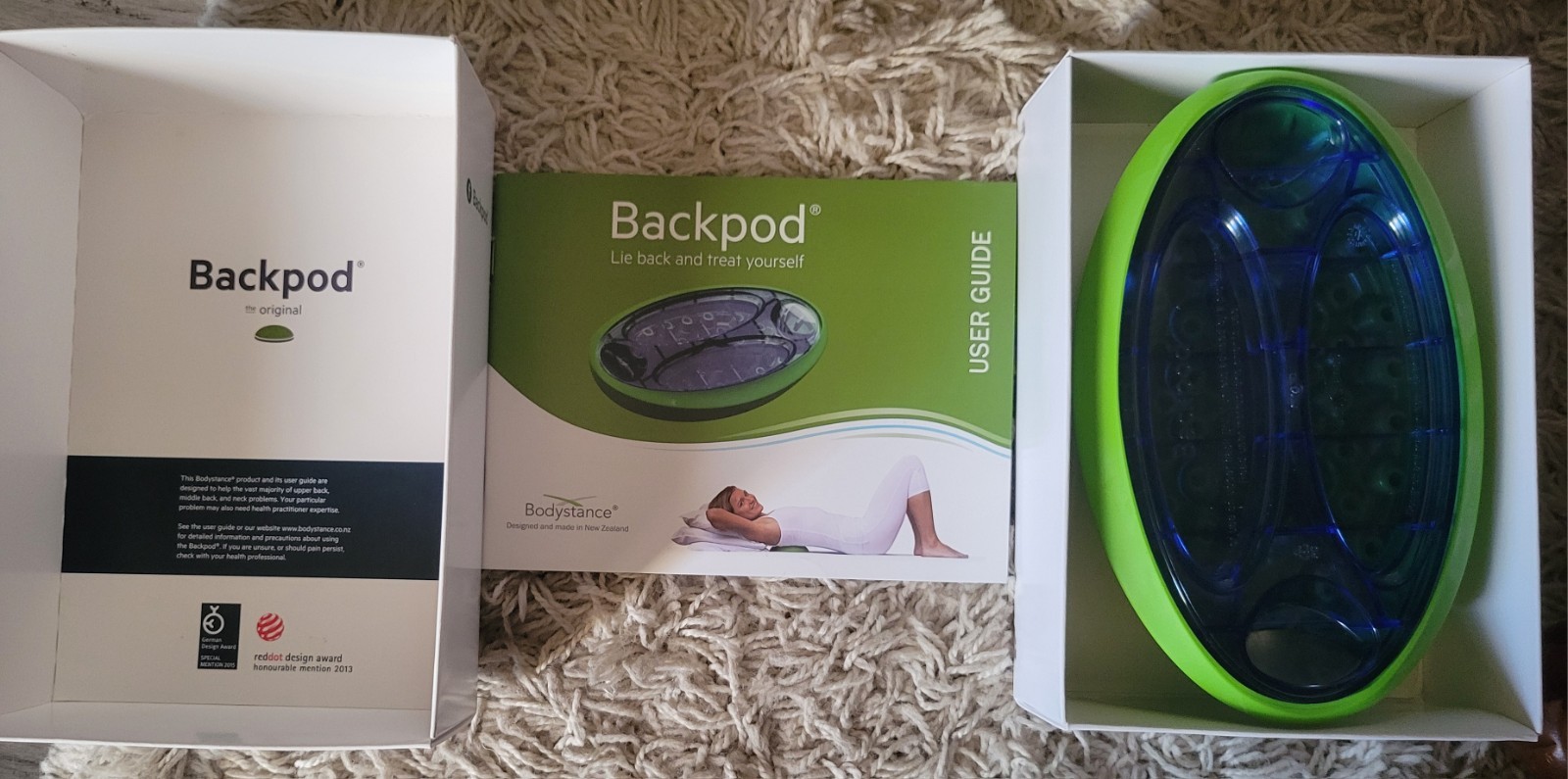 BodyStance Backpod posture correction & Back Pain Relief OPEN BOX