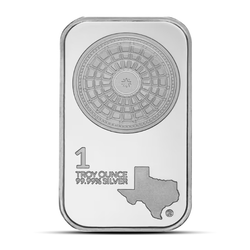 1 oz Texas Mint Silver Bar