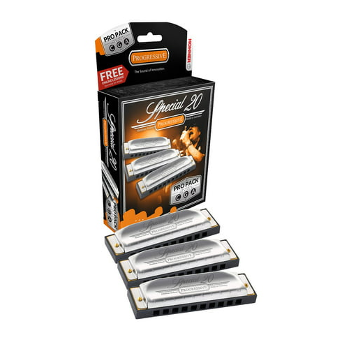 Hohner Special 20 Pro Pack 3 Piece Harmonicas