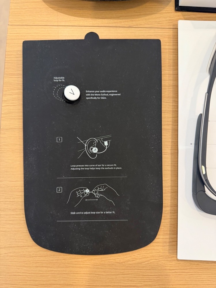 Google Glass XE-C Explorer Edition – Full Kit + Titanium Frame – Charcoal