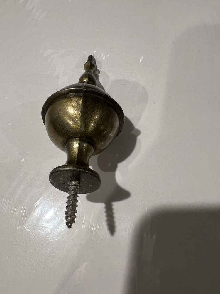 ANTIQUE/VINTAGE CLOCK SOLID BRASS TOP FINIAL