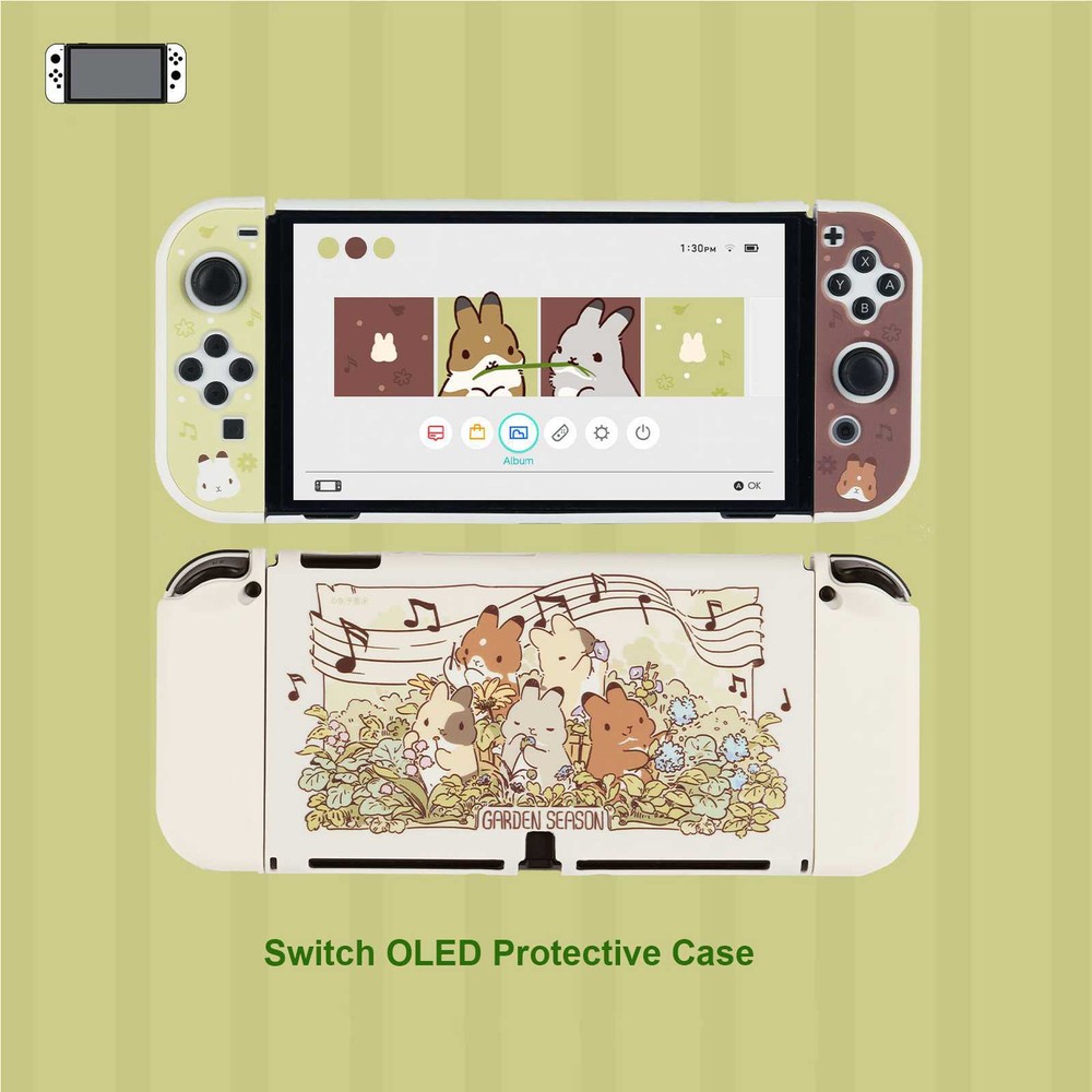 GeekShare Protective Case for Switch OLED/Regular Switch HardShell Team Timothy