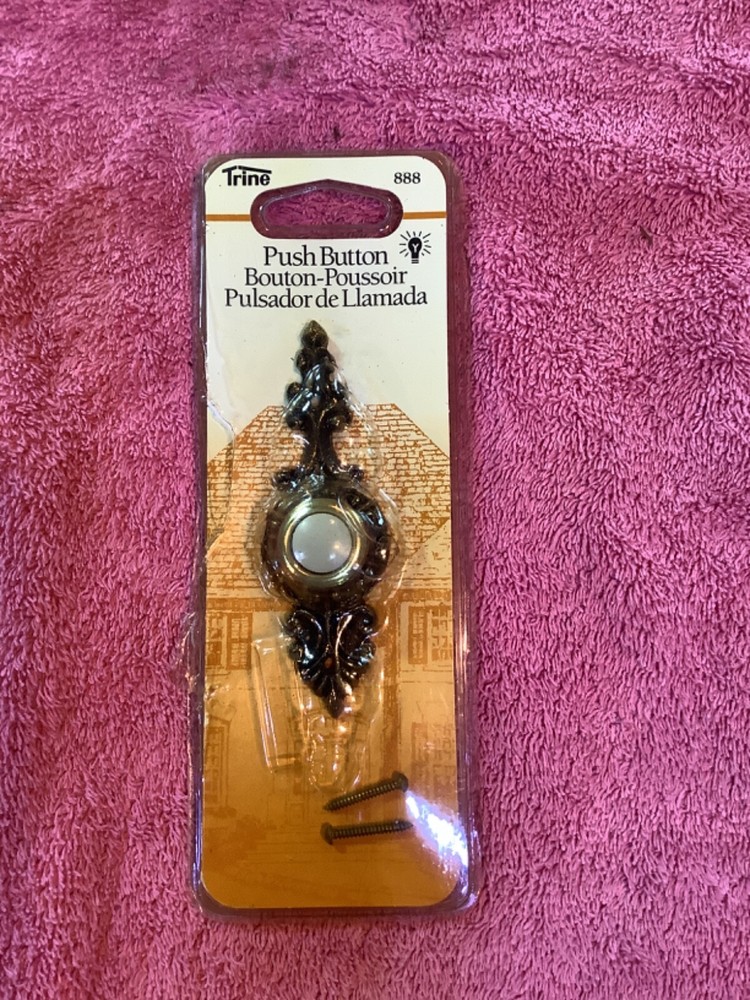 Trine push button lighted door bell