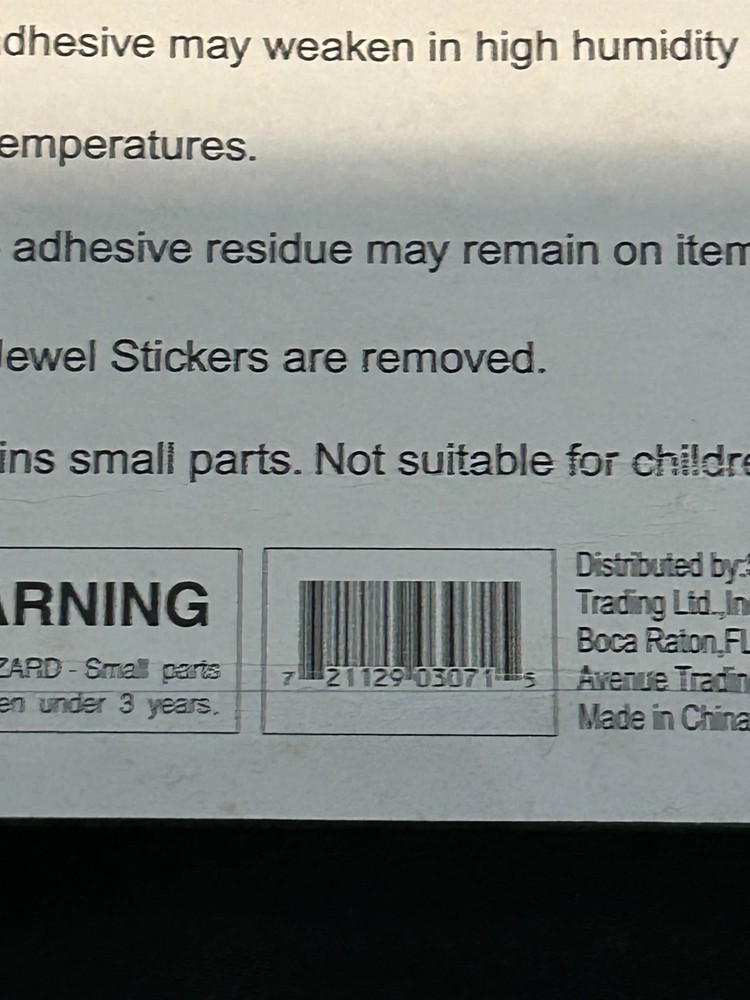 Peel & Stick Rhinestones for Electronics/Craft Projects Multi-shapes Blue