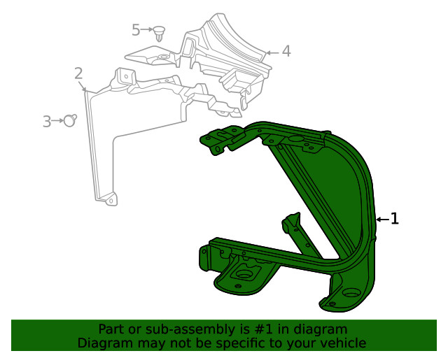 Genuine GM Radiator Support 85544894