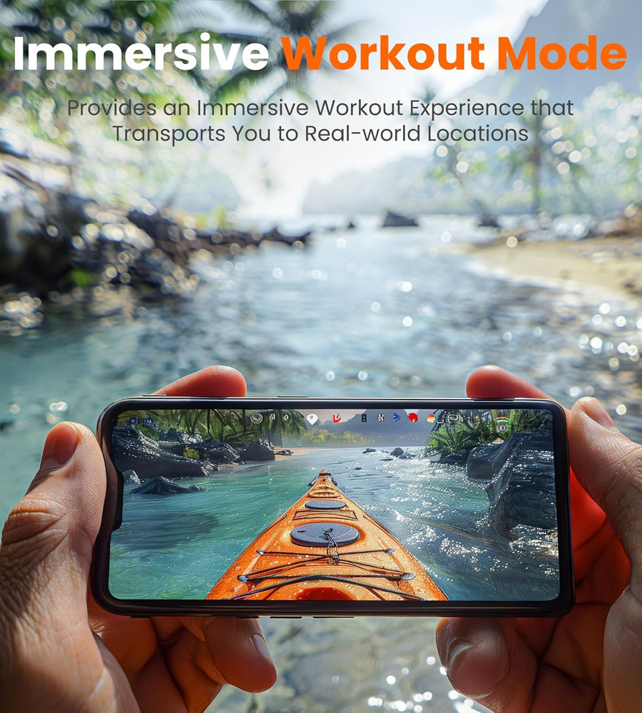 Magnetic Rowing Machine for Home - Rower Machine Use with Bluetooth, App Support