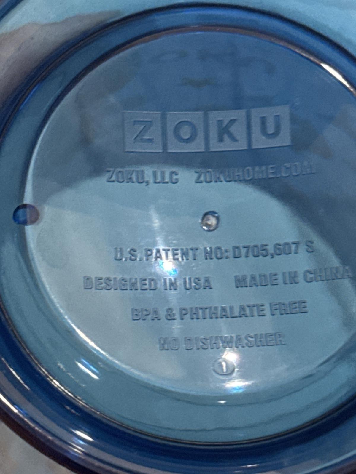 Zoku Blue Shark Pattern Slushy Maker