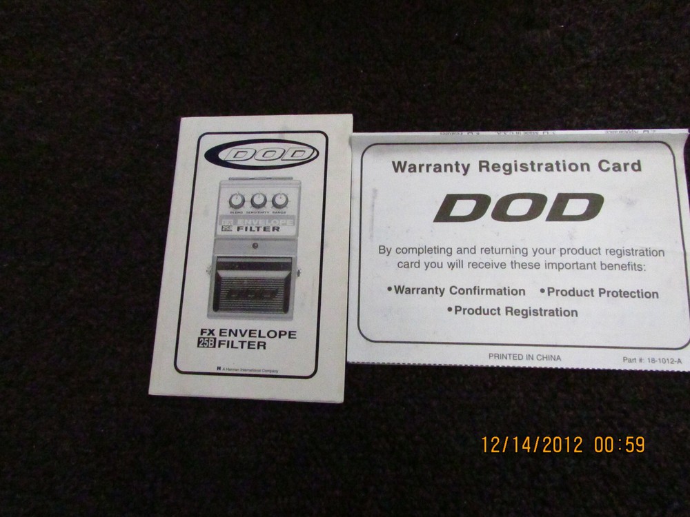 DOD FX25B Envelope Filter