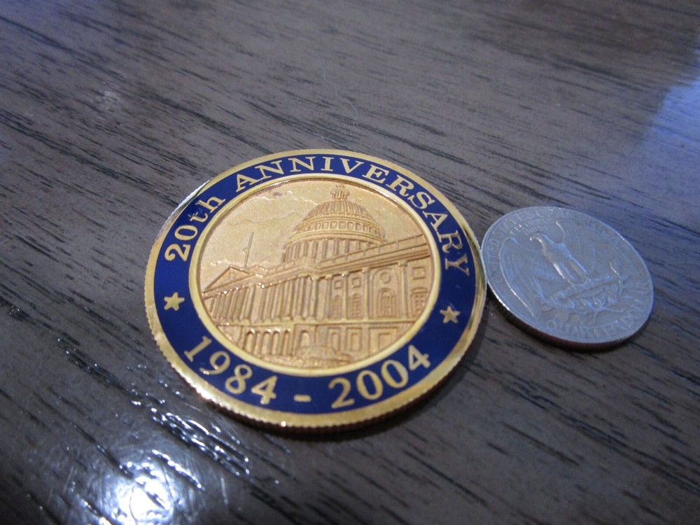 COPS 20th Anniversary 1984 - 2004 Challenge Coin #46R