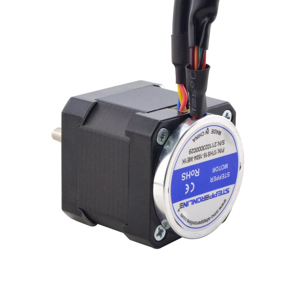 STEPPERONLINE Nema 17 Closed Loop Stepper Motor 64oz.in 1.5A w/ Encoder 1000PPR