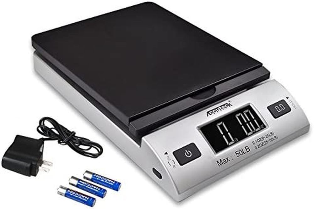 Postal Shipping Weigh Scale Digital Smart Mailing Package Letter W/ AC Adapter