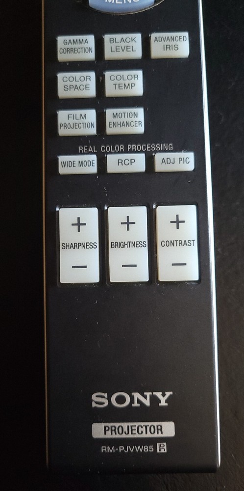 SONY Projector Remote Control RM-PJVW85 NO BATTERIES