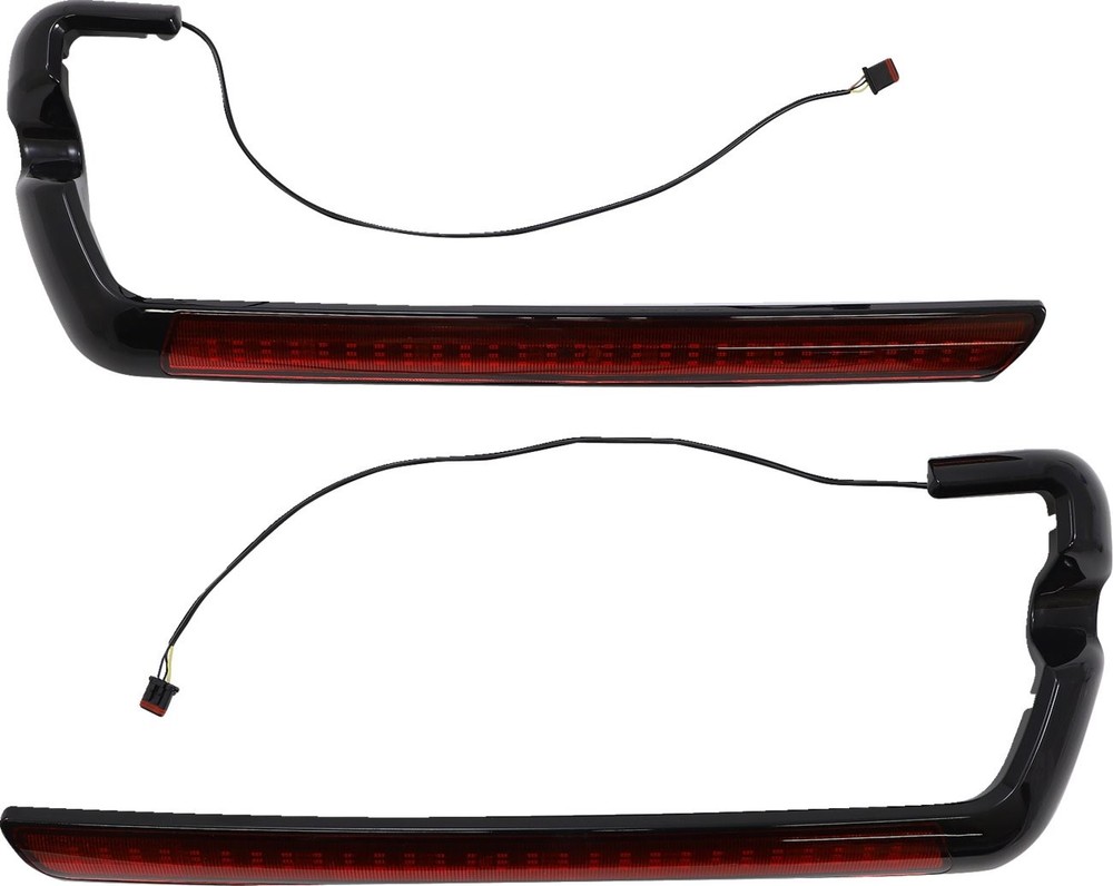 Custom Dynamics Red Lens Lower Saddlebag Side Marker LED Lights (CD-SB-SIDE-RB)