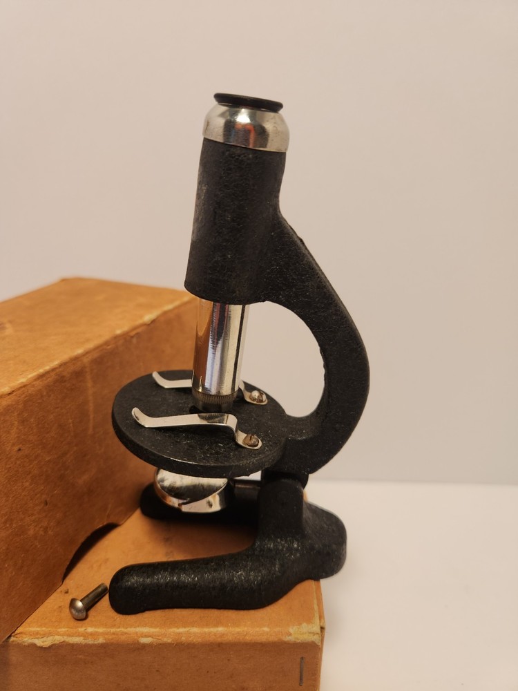 Vintage 1950s Microscope Small Student/Toy Microscope