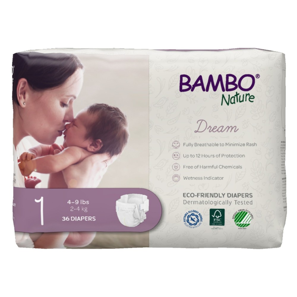 Bambo® Nature Diaper, Size 1