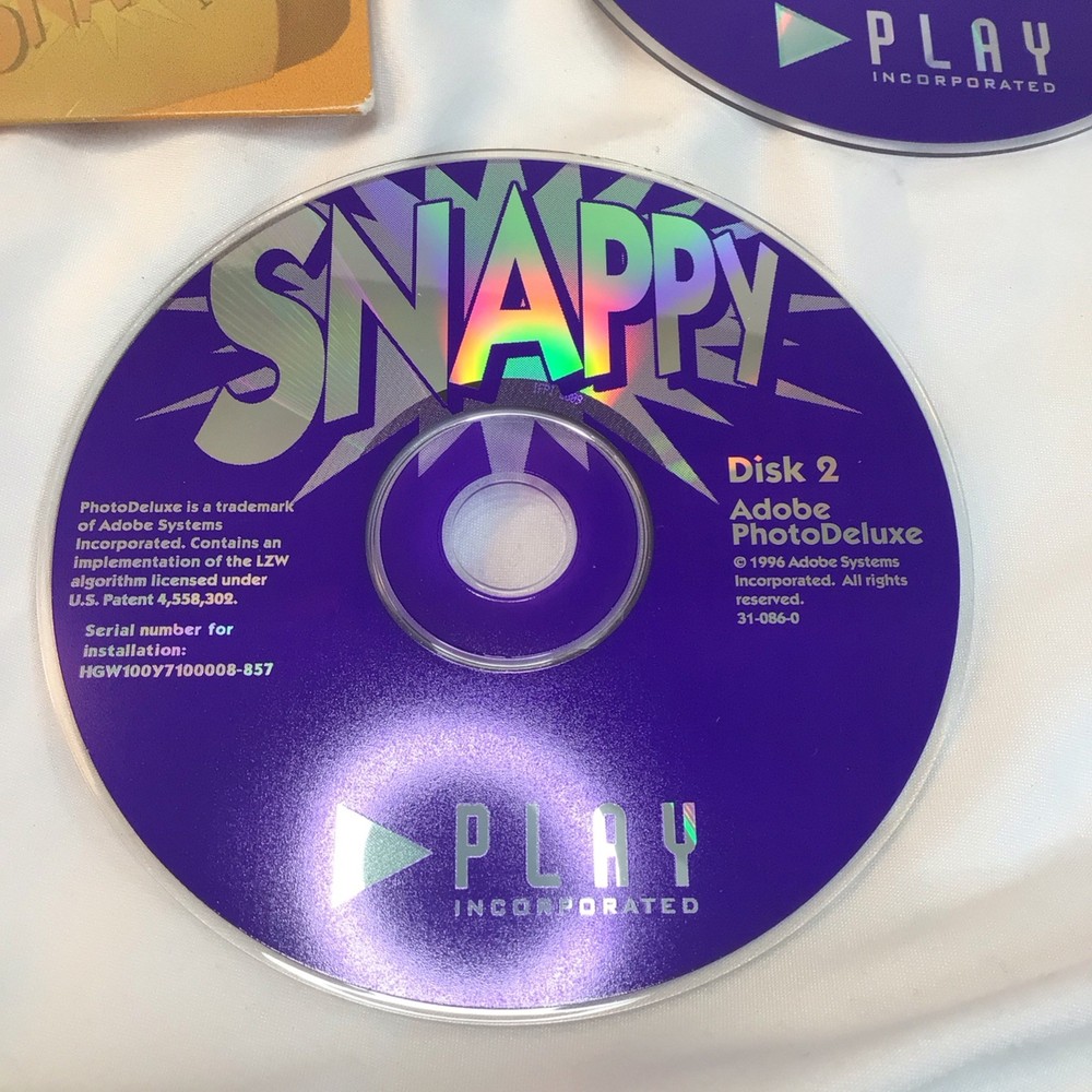 Snappy 2 Disc Software Vintage