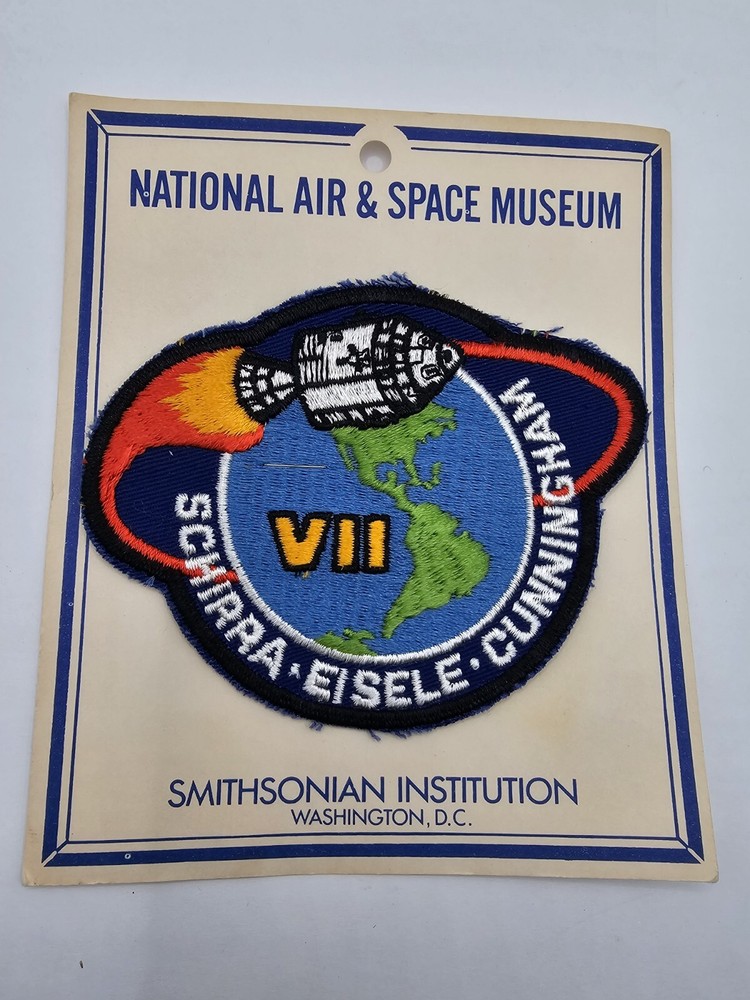 National Air & Space Museum Smithsonian Schirra Eisele Cunningham Patch
