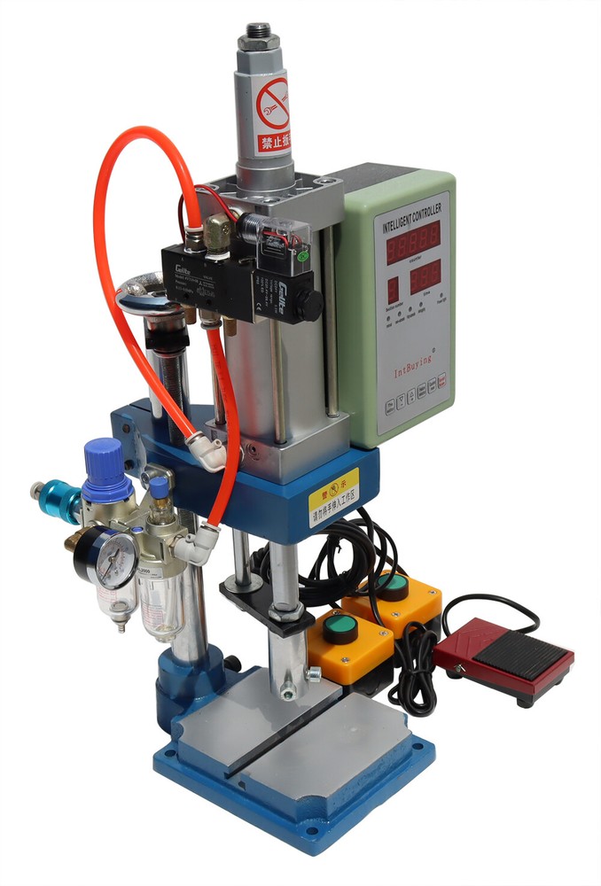 110V 440Lb/200kg Pneumatic Punch Machine with Display Controller for Electronics