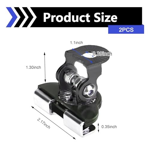 2PCS Car Led Light Bar Mounting Brackets, Metal Rustproof Break-resistant Led