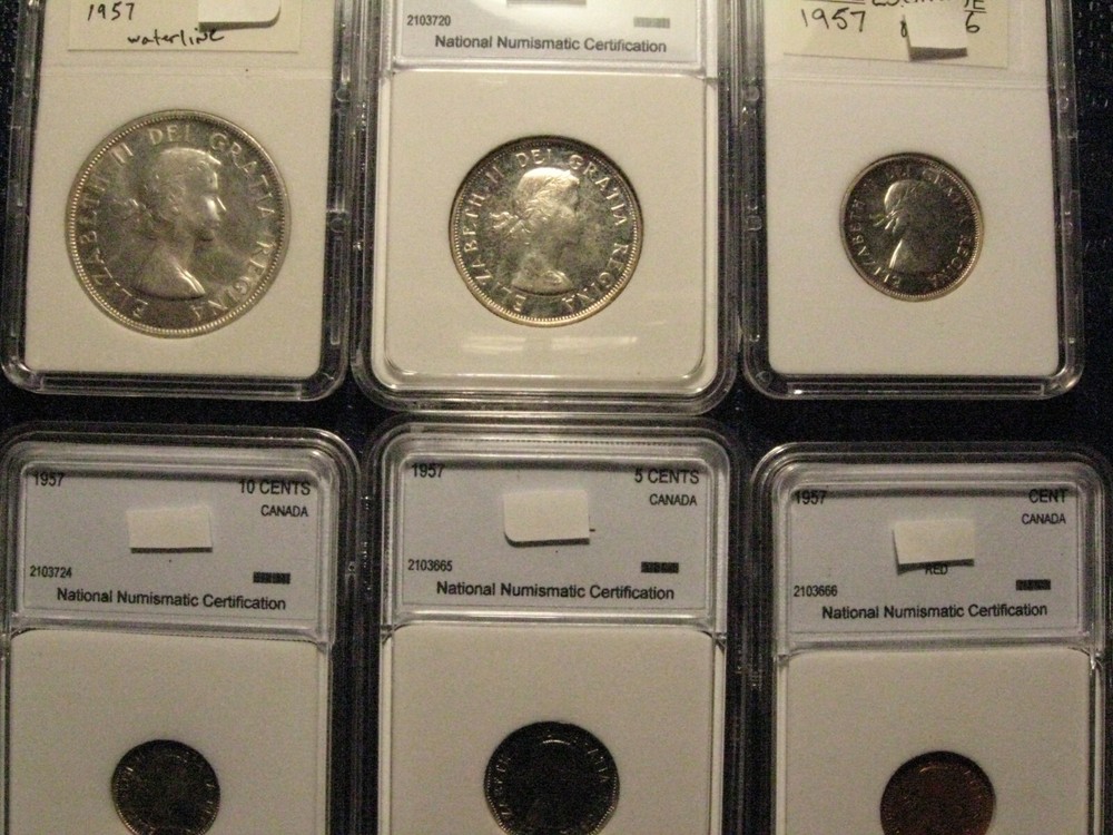 1957 Canada  coin set